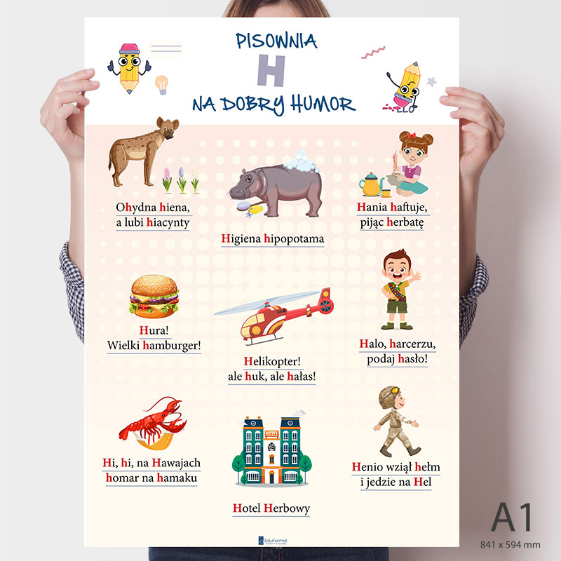 Pisownia na dobry humor - H